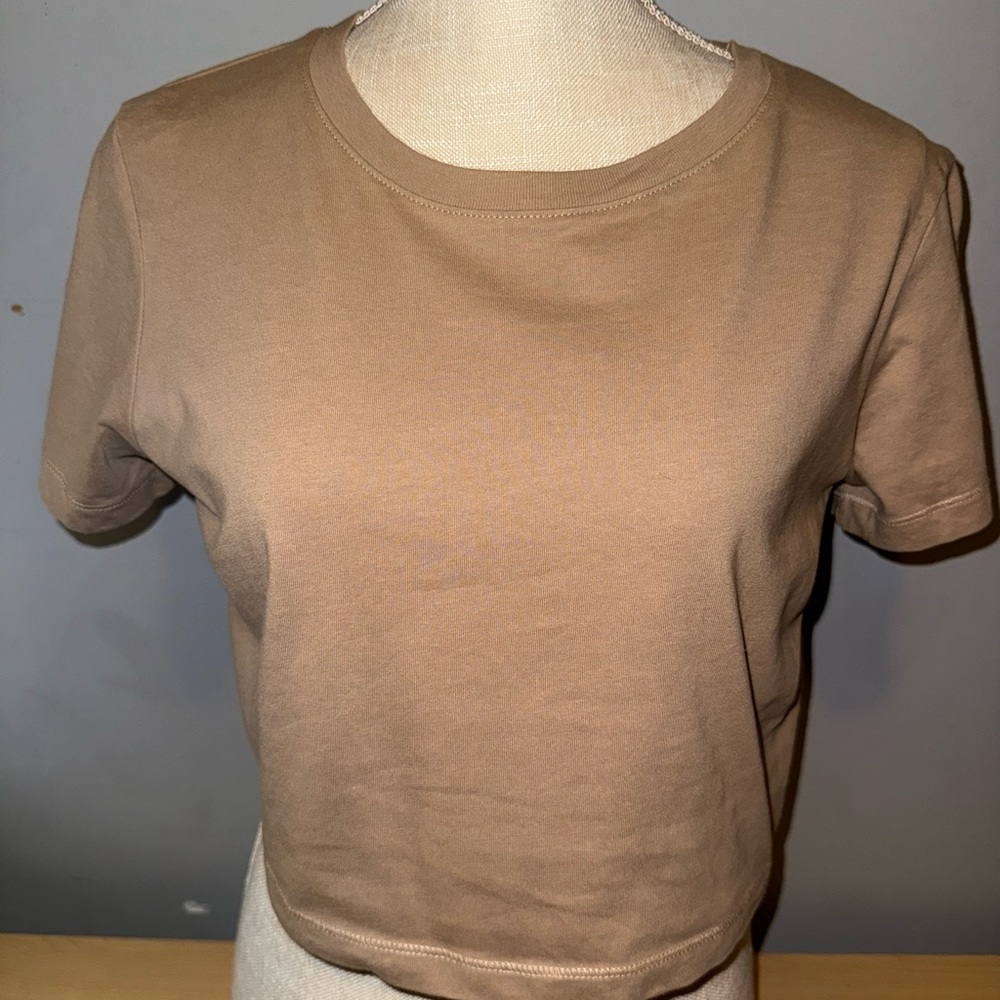 Cotton On Tan Short Sleeve Tee